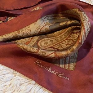 Ralph Lauren paisley scarf